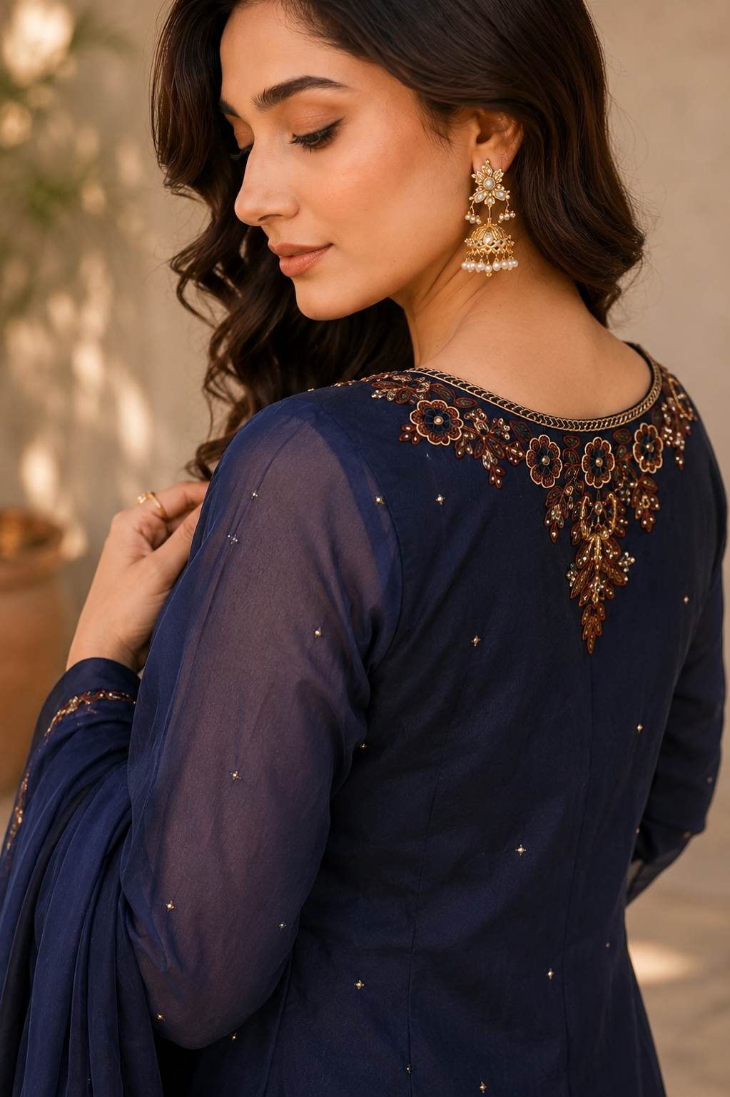 Onyx - 3 Piece Kalidaar Frock - alternate view